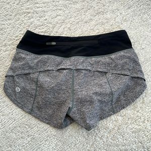 Lululemon Speed Up Short Grey Size 0
